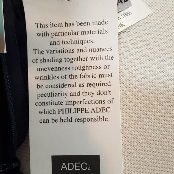 NWT ASEC2 Navy Zip back mini skirt by Philippe Adec SZ 8 - Picture 7 of 10